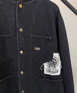 DUCKING DENIM COVERALL-used-