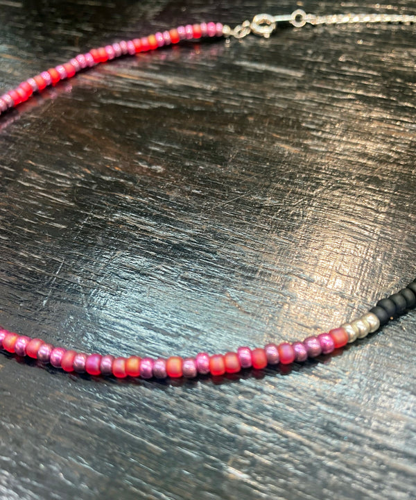 MIXED BEADS NECKLACE (short)
