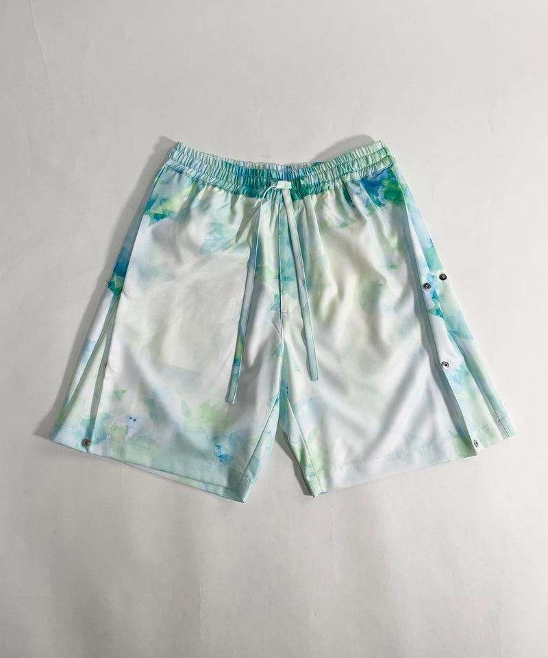 CHANGING SILHOUETTE PRINT SHORT PANTS