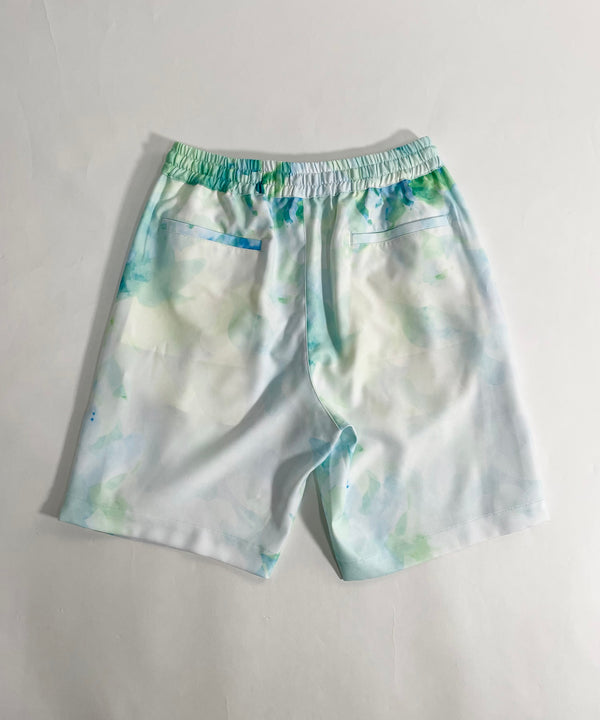 CHANGING SILHOUETTE PRINT SHORT PANTS
