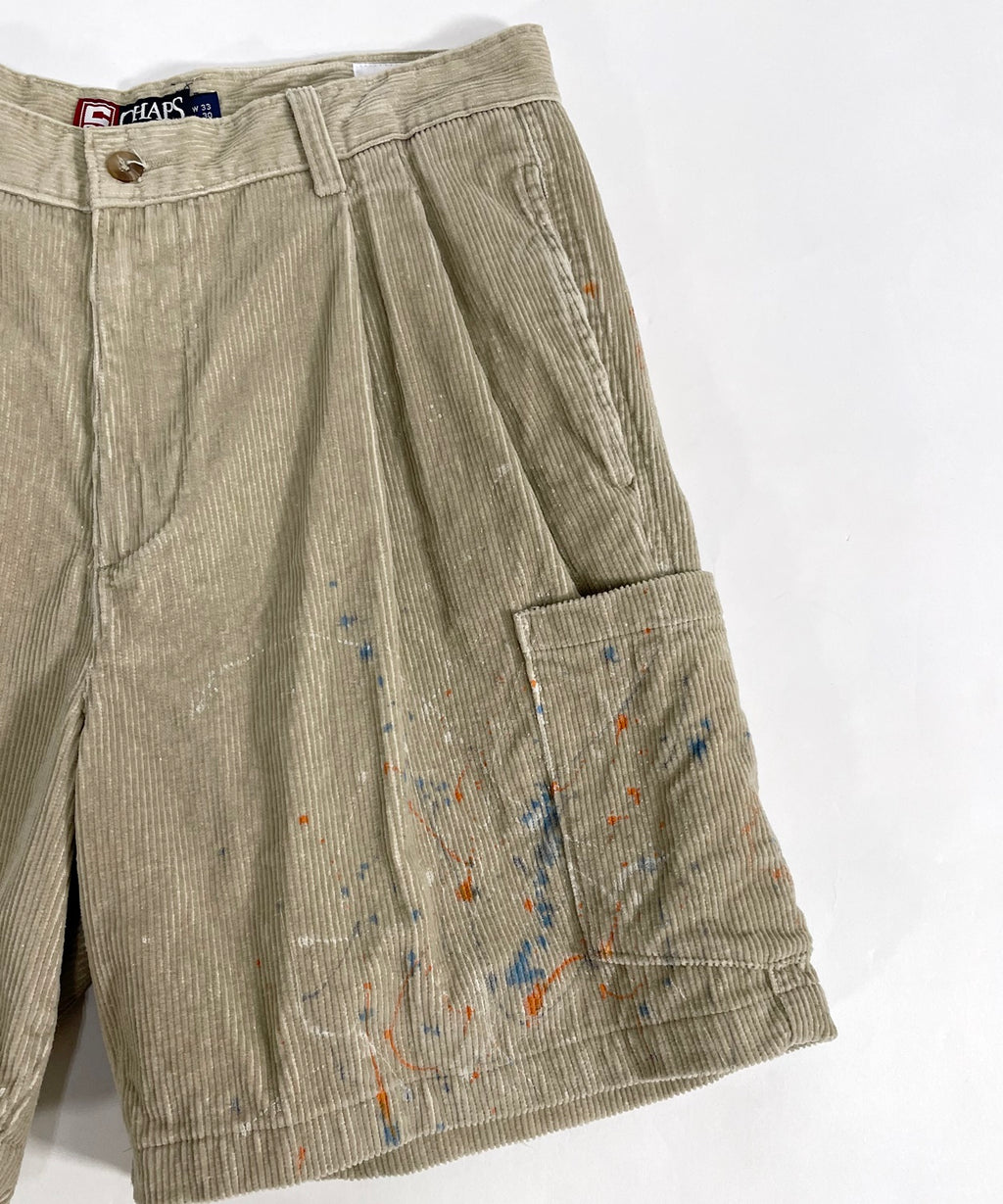 REMAKE CORDUROY SHORT PANTS-01