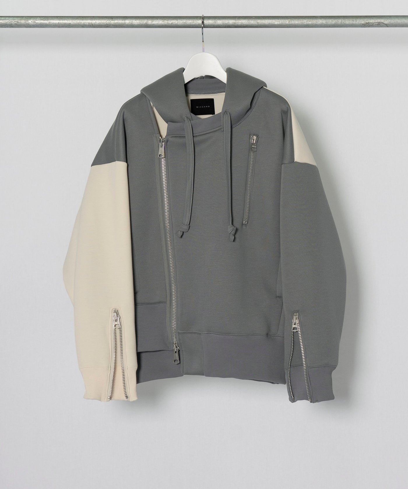 Wizzard ウィザード / ASYMMETRIC ZIP HOODIE アシンメトリック