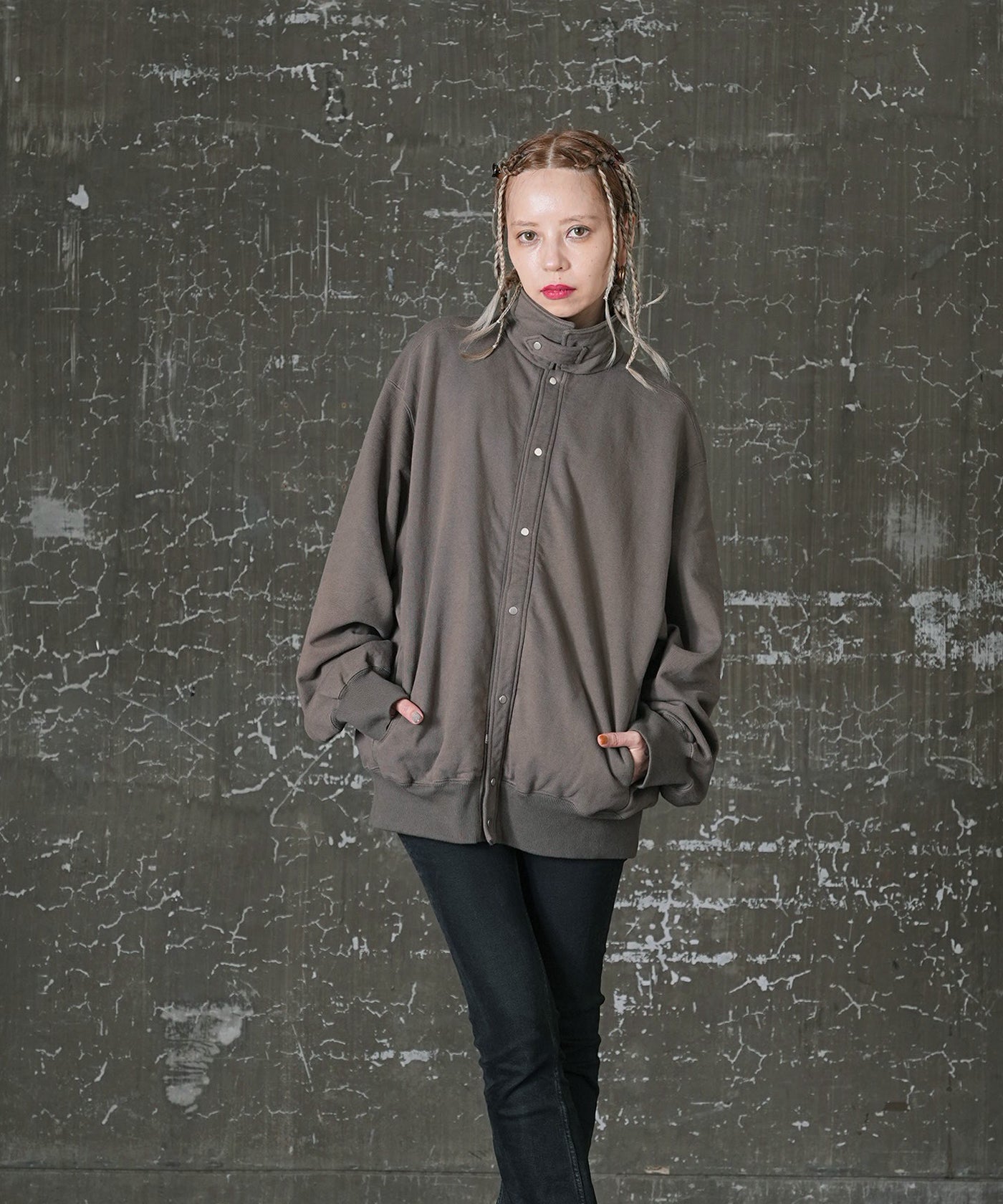 トップス EGO TRIPPING HEAVYSWEAT JACKET EGO TRIPPING エゴトリッピング / HEAVYSWEAT JACKET ヘビー