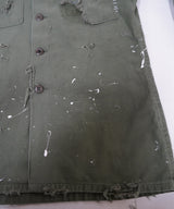 Vintage damage military shirt#02