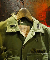 Vintage damage military shirt#03