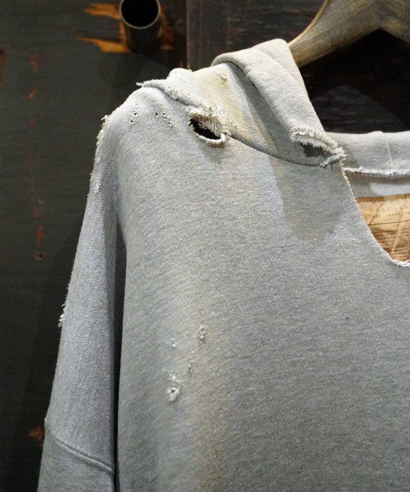 Vintage damage&paint hoodie