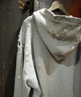 Vintage damage&paint hoodie
