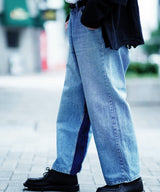REMAKE WIDE DENIM PANTS-01
