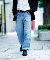 REMAKE WIDE DENIM PANTS-01