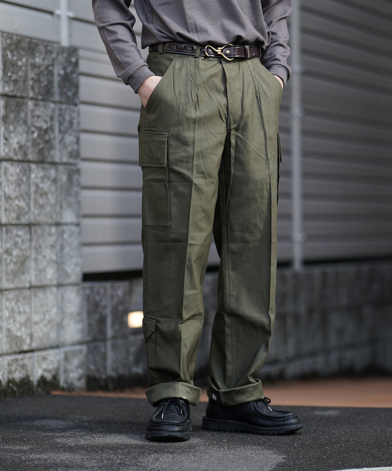 50s DUTCH ARMY FIELD TROUSERS カーゴパンツ-