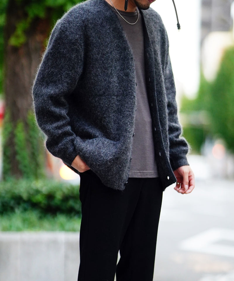 EGO TRIPPING CUSHMAN MOHAIR CARDIGANブラウン