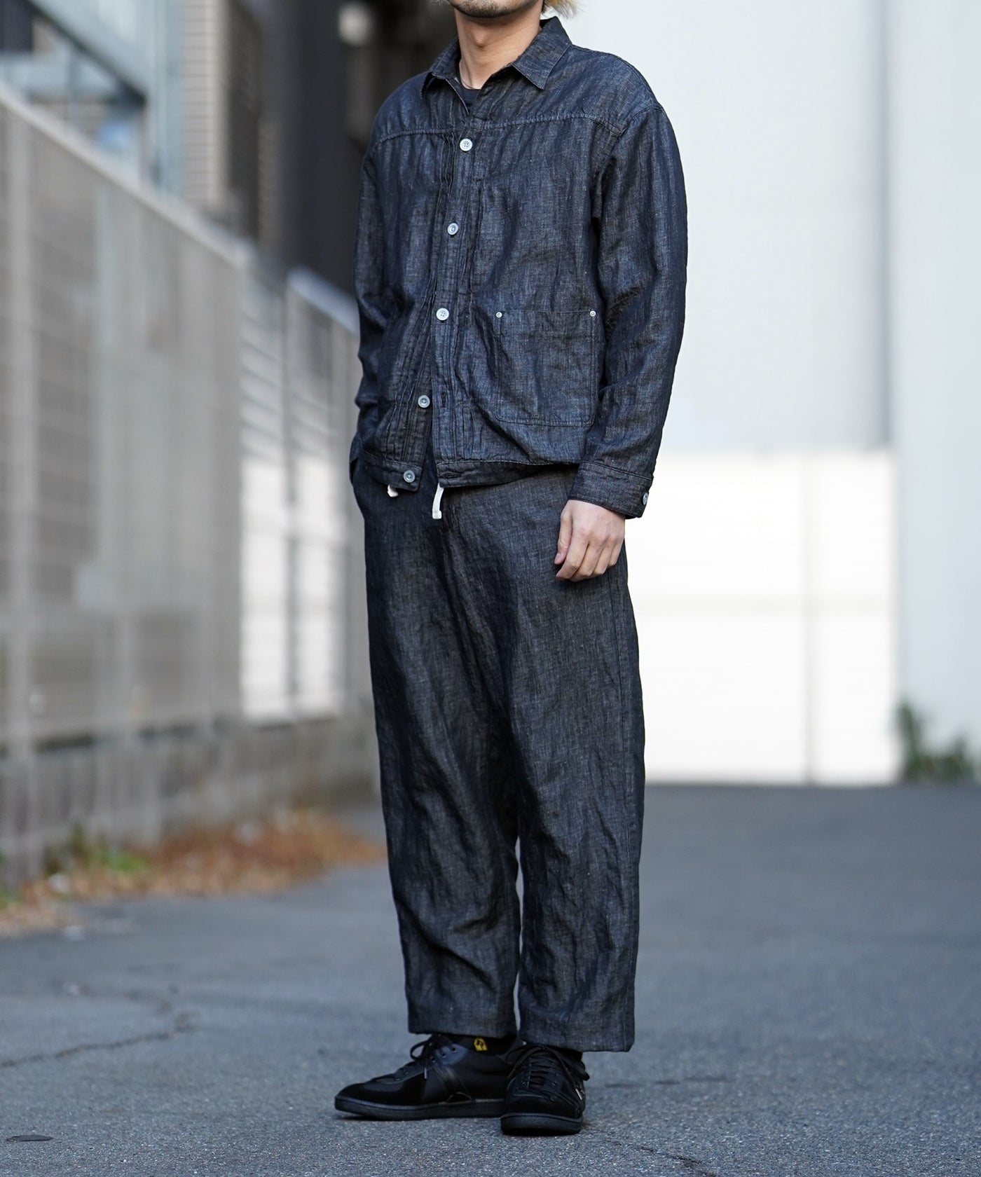 EGO TRIPPING エゴトリッピング / LOOSE BOOTSCUT DENIM damage