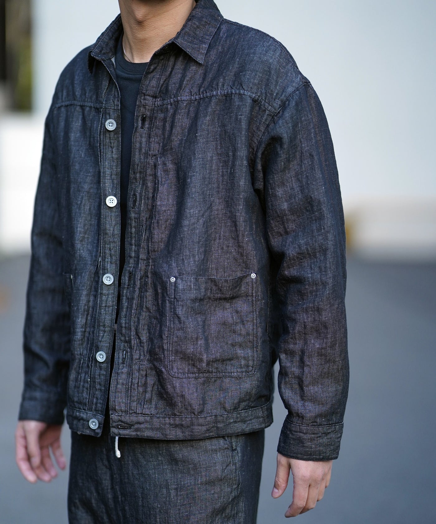 エゴトリッピング スロッピージャケット SLOPPY JACKET リネン EGO TRIPPING エゴトリッピング / SLOPPY JACKET スロッピー