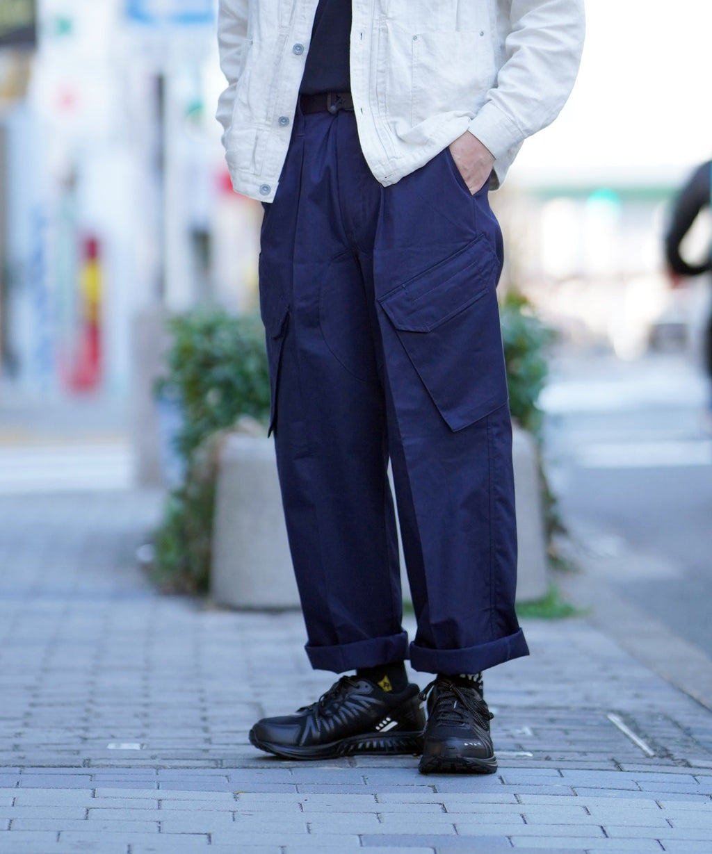 These trousers can be worn whether you are fat or thin. #navytrousers ... |  TikTok