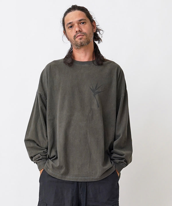 EGO TRIPPING エゴトリッピング / 極楽鳥花 L/S TEE by 浅野忠信