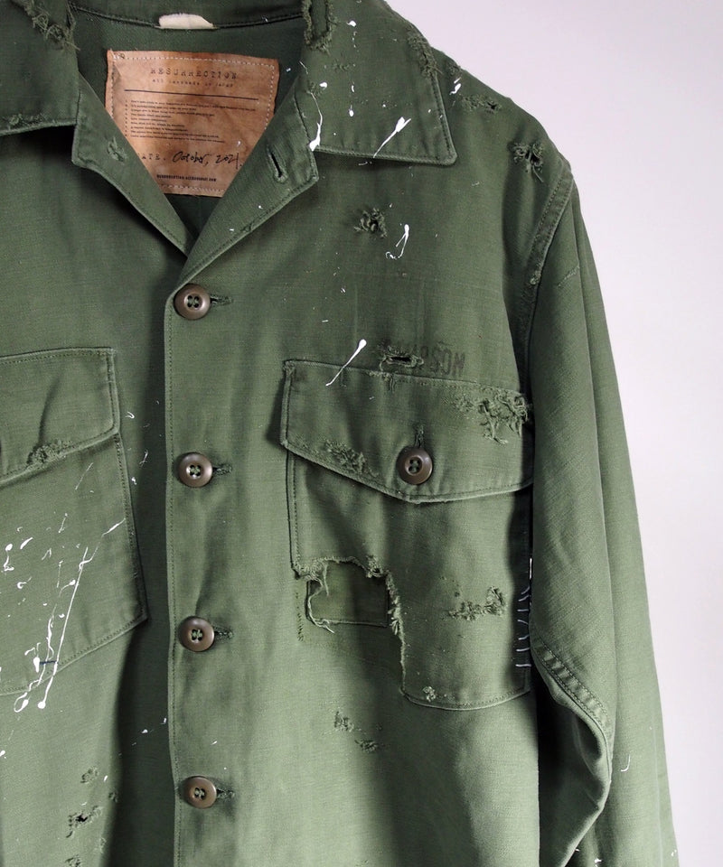Vintage damage military shirt